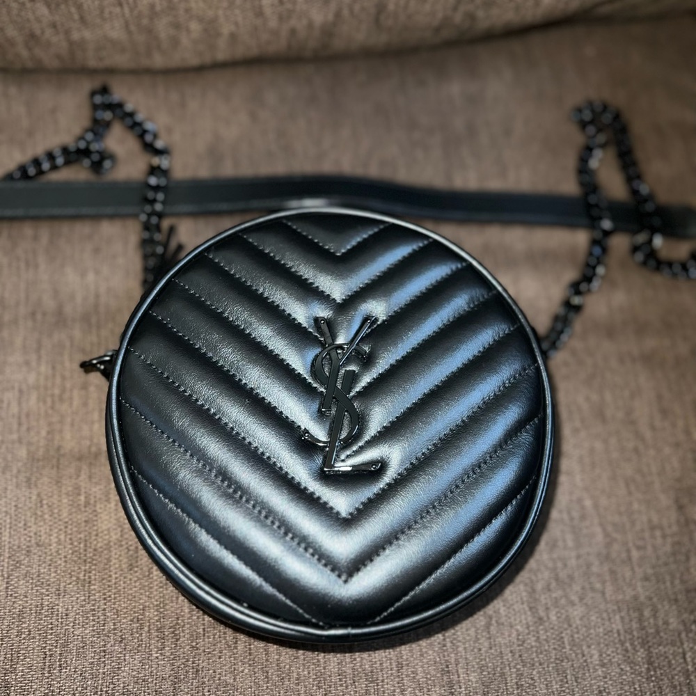 YSL Round Crossbody Bag